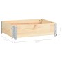 Solid pine wood pallet box necklace 60x80 cm by vidaXL, Loading platforms and pallets - Ref: Foro24-310048, Price: 29,44 €, D...