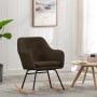 Brown fabric rocking chair by vidaXL, Rocking chairs - Ref: Foro24-289530, Price: 105,20 €, Discount: %