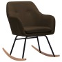 Brown fabric rocking chair by vidaXL, Rocking chairs - Ref: Foro24-289530, Price: 105,99 €, Discount: %