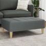 Dark gray fabric footstool 77x55x31 cm by vidaXL, Ottomans - Ref: Foro24-4007390, Price: 78,95 €, Discount: %