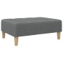 Dark gray fabric footstool 77x55x31 cm by vidaXL, Ottomans - Ref: Foro24-4007390, Price: 78,95 €, Discount: %