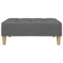 Dark gray fabric footstool 77x55x31 cm by vidaXL, Ottomans - Ref: Foro24-4007390, Price: 78,95 €, Discount: %