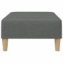 Dark gray fabric footstool 77x55x31 cm by vidaXL, Ottomans - Ref: Foro24-4007390, Price: 78,95 €, Discount: %