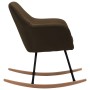 Brown fabric rocking chair by vidaXL, Rocking chairs - Ref: Foro24-289530, Price: 105,99 €, Discount: %