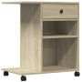 Druckerständer mit Sonoma-Eichenrädern 60x40x68,5 cm von vidaXL, Drucker unterstützt - Ref: Foro24-840641, Preis: 63,45 €, Ra...