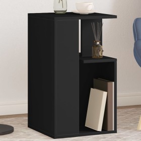 Black engineered wood side table 35x35x60 cm by vidaXL, Coffee table - Ref: Foro24-840738, Price: 41,01 €, Discount: %