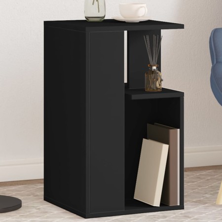 Mesa auxiliar madera de ingeniería negro 35x35x60 cm de vidaXL, Mesas de centro - Ref: Foro24-840738, Precio: 41,99 €, Descue...