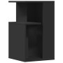 Mesa auxiliar madera de ingeniería negro 35x35x60 cm de vidaXL, Mesas de centro - Ref: Foro24-840738, Precio: 41,99 €, Descue...