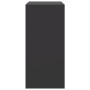 Aparador de acero negro 67x39x83 cm de vidaXL, Aparadores - Ref: Foro24-841679, Precio: 171,08 €, Descuento: %