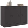 Black steel sideboard 99x39x73 cm by vidaXL, Sideboards - Ref: Foro24-841721, Price: 163,34 €, Discount: %