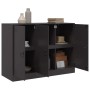 Black steel sideboard 99x39x73 cm by vidaXL, Sideboards - Ref: Foro24-841721, Price: 163,34 €, Discount: %