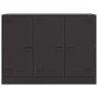 Aparador de acero negro 99x39x73 cm de vidaXL, Aparadores - Ref: Foro24-841721, Precio: 163,34 €, Descuento: %