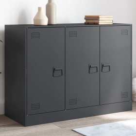 Anthracite steel sideboard 99x39x73 cm by vidaXL, Sideboards - Ref: Foro24-841723, Price: 173,99 €, Discount: %