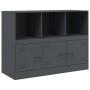 Anthracite steel sideboard 99x39x73 cm by vidaXL, Sideboards - Ref: Foro24-841789, Price: 176,16 €, Discount: %