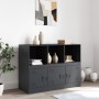 Anthracite steel sideboard 99x39x73 cm by vidaXL, Sideboards - Ref: Foro24-841789, Price: 176,16 €, Discount: %