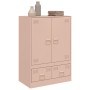 Aparador de acero rosa 67x39x95 cm de vidaXL, Aparadores - Ref: Foro24-841806, Precio: 165,84 €, Descuento: %