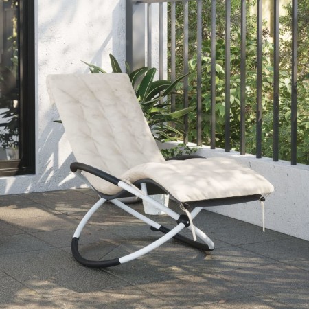 Geometric lounger with black and gray steel cushion by vidaXL, Loungers - Ref: Foro24-3213546, Price: 127,80 €, Discount: %