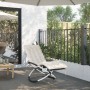 Geometric lounger with black and gray steel cushion by vidaXL, Loungers - Ref: Foro24-3213546, Price: 127,80 €, Discount: %