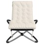 Geometric lounger with black and gray steel cushion by vidaXL, Loungers - Ref: Foro24-3213546, Price: 127,80 €, Discount: %