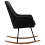 Black fabric rocking chair by vidaXL, Rocking chairs - Ref: Foro24-289543, Price: 99,01 €, Discount: %