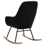 Black fabric rocking chair by vidaXL, Rocking chairs - Ref: Foro24-289543, Price: 99,01 €, Discount: %