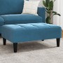 Blue velvet footstool 77x55x31 cm by vidaXL, Ottomans - Ref: Foro24-4007365, Price: 80,68 €, Discount: %