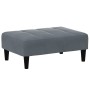 Dark gray velvet footstool 77x55x31 cm by vidaXL, Ottomans - Ref: Foro24-4007367, Price: 78,99 €, Discount: %