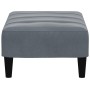 Dark gray velvet footstool 77x55x31 cm by vidaXL, Ottomans - Ref: Foro24-4007367, Price: 78,99 €, Discount: %