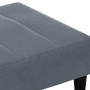 Dark gray velvet footstool 77x55x31 cm by vidaXL, Ottomans - Ref: Foro24-4007367, Price: 78,99 €, Discount: %