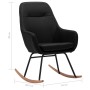 Black fabric rocking chair by vidaXL, Rocking chairs - Ref: Foro24-289543, Price: 99,01 €, Discount: %