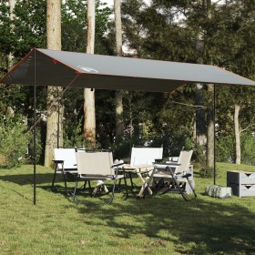 Graue und orangefarbene wasserdichte Campingplane 500 x 294 cm von vidaXL, Zelte - Ref: Foro24-94669, Preis: 41,99 €, Rabatt: %