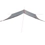 Gray and orange waterproof camping tarp 500x294 cm by vidaXL, tents - Ref: Foro24-94669, Price: 41,66 €, Discount: %