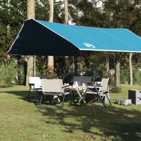 Blaue wasserdichte Campingplane 420x440 cm von vidaXL, Zelte - Ref: Foro24-94674, Preis: 48,99 €, Rabatt: %