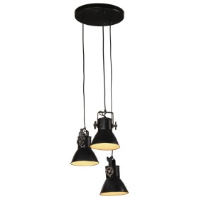 Black pendant lamp 25 W E27 30x30x100 cm by vidaXL, Lamps - Ref: Foro24-371857, Price: 99,99 €, Discount: %