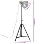 Vintage silver floor lamp 25 W E27 61x61x90/150 cm by vidaXL, Lamps - Ref: Foro24-371862, Price: 129,99 €, Discount: %