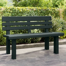 Green polypropylene garden bench 110x52x71 cm by vidaXL, garden benches - Ref: Foro24-4009381, Price: 78,47 €, Discount: %