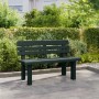 Grüne Gartenbank aus Polypropylen, 110 x 52 x 71 cm von vidaXL, Gartenbänke - Ref: Foro24-4009381, Preis: 78,47 €, Rabatt: %