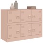 Aparador de acero rosa 99x39x73 cm de vidaXL, Aparadores - Ref: Foro24-841794, Precio: 194,65 €, Descuento: %