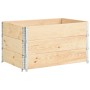 Palettenbox-Aufsatz 3 Stk. aus massivem Kiefernholz 50x100 cm von vidaXL, Ladeplattformen und Paletten - Ref: Foro24-310053, ...