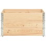 Palettenbox-Aufsatz 3 Stk. aus massivem Kiefernholz 50x100 cm von vidaXL, Ladeplattformen und Paletten - Ref: Foro24-310053, ...