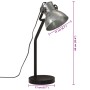 Vintage silver desk lamp 25 W E27 17x17x60 cm by vidaXL, Lamps - Ref: Foro24-371883, Price: 63,20 €, Discount: %