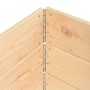 Palettenbox-Aufsatz 3 Stk. aus massivem Kiefernholz 50x100 cm von vidaXL, Ladeplattformen und Paletten - Ref: Foro24-310053, ...