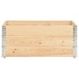 Collares de caja de palé 3 uds madera maciza de pino 100x150 cm de vidaXL, Plataformas de carga y palés - Ref: Foro24-310059,...