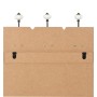 Wall coat rack HAPPY LOVE with 6 hooks 120x40 cm by vidaXL, Hat and coat racks - Ref: Foro24-245855, Price: 51,45 €, Discount: %