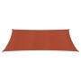 Rectangular HDPE terracotta sail awning 160 g/m² 3.5x5 m by vidaXL, Umbrellas - Ref: Foro24-311352, Price: 38,99 €, Discount: %