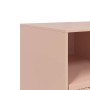 Mueble para TV de acero rosa 99x39x44 cm de vidaXL, Muebles TV - Ref: Foro24-841734, Precio: 128,76 €, Descuento: %