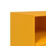 Mueble para TV de acero amarillo mostaza 99x39x44 cm de vidaXL, Muebles TV - Ref: Foro24-841736, Precio: 128,76 €, Descuento: %