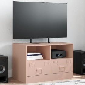 Mueble para TV de acero rosa 67x39x44 cm de vidaXL, Muebles TV - Ref: Foro24-841741, Precio: 95,82 €, Descuento: %