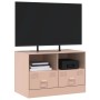 Mueble para TV de acero rosa 67x39x44 cm de vidaXL, Muebles TV - Ref: Foro24-841741, Precio: 95,99 €, Descuento: %