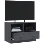 Mueble para TV de acero gris antracita 67x39x44 cm de vidaXL, Muebles TV - Ref: Foro24-841743, Precio: 95,82 €, Descuento: %